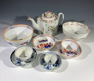 Lot 1460 - A late 19th century Newhall teapot and slop...