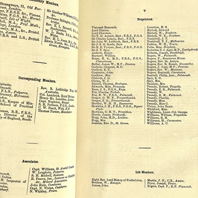 Lot 715 - The Royal Institution of Cornwall