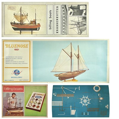 Lot 758 - Serial Modellbau Bluenose 1921 Racing Yacht plus Billingsboats Trawler