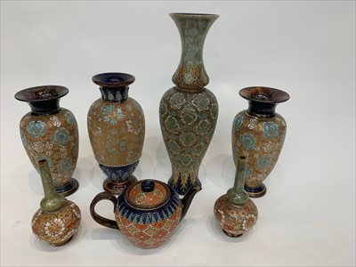 Lot 1470 - A pair of Royal Doulton Lambeth Slaters...