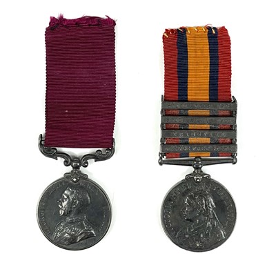 Lot 219 - Boer War pair of medals