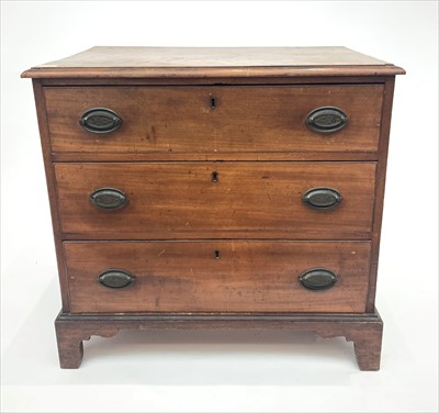 Lot 3320 - A mahogany chest of drawers, early 19th...