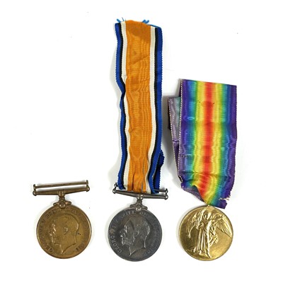 Lot 215 - World War 1 Royal Naval Reserve / Mercantile Marine group of 3 medals