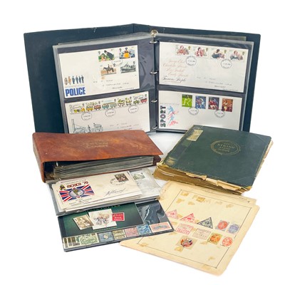 Lot 302 - Celebrity signed postal covers, GB and world stamps, FDCs and Cinderella items