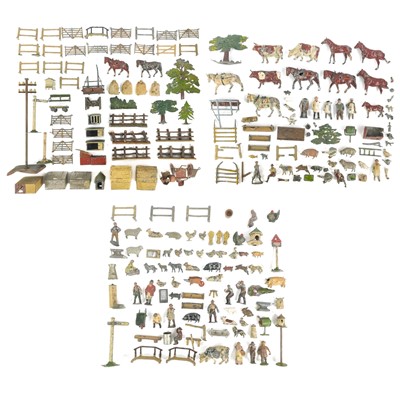 Lot 700 - Lead farm animals etc