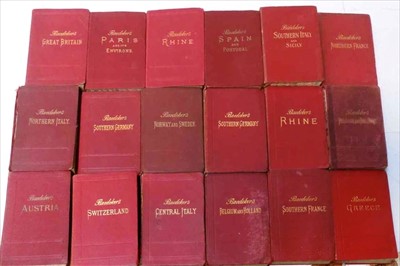 Lot 1 - BAEDEKER Guides, 15 various