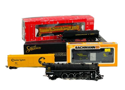 Lot 518 - American Railroad OO/HO scale Chesapeake & Ohio (x4 items)