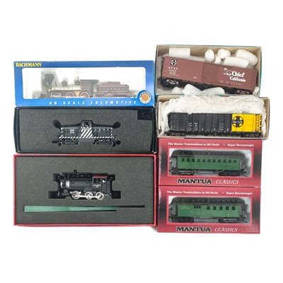 Lot 519 - American Railroad OO/HO scale Atchinson Topeka & Santa Fee (x7 items)