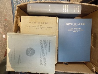 Lot 7 - SURVEY OF LONDON 14 Volumes including Volume I,...