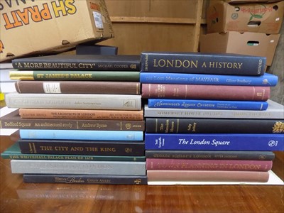 Lot 8 - LONDON ARCHITECTURE 21 good quality books...
