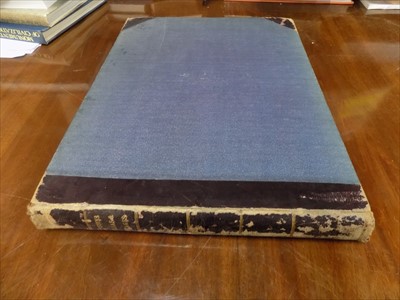 Lot 12 - "The Building News." Volume of plans,...