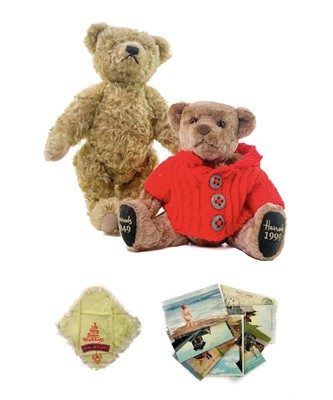 Lot 738 - Steiff Growler Teddy Bear & a Harrods 1999 Bear