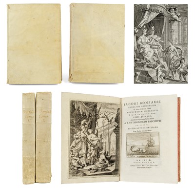 Lot 67 - 'Opere Volgarie Latine Di Jacopo Bonfadio,' 1758.