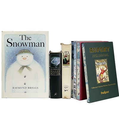 Lot 760 - "Rupert Bear" facsimile editions, "The Snowman" & Harry Potter First Editions etc