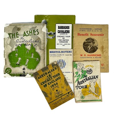 Lot 945 - Cricketing Memorabilia - WR Hamond etc