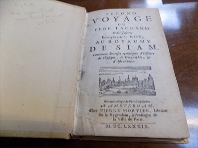 Lot 44 - TACHARD (GUY) "Second Voyage du Pere Tachard...