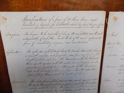 Lot 1222 - TANGYE BROTHERS Important manuscript...