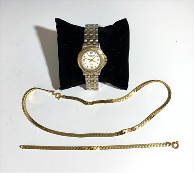 Lot 2501 - A Raymond Weil ladies Tango wrist watch and...