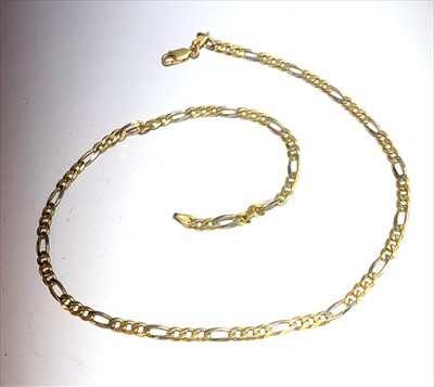 Lot 2672 - An 18 ct. gold necklace.19gm.