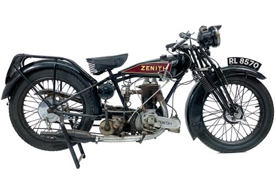 Lot 400 - A 1928 Zenith 500cc JAP motorcycle.