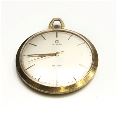 Lot 2696 - An Omega 18ct gold cased De Ville open face...