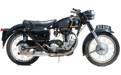Lot 404 - A 1957 AJS 350cc motorcycle.