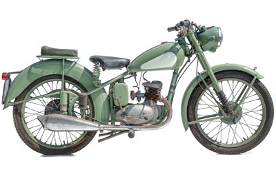 Lot 406 - A BSA Bantam D1 125cc motorcycle.