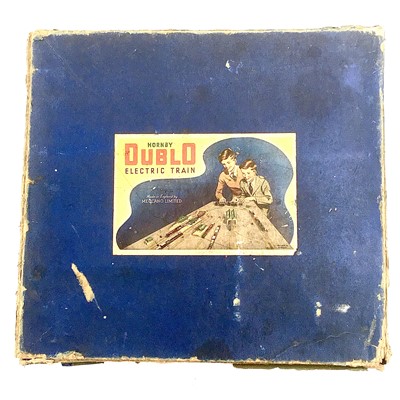Lot 546 - Hornby Dublo 3rail EDG7 LNER tank engine boxed goods train set
