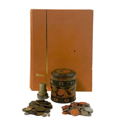 Lot 321 - Russia Collection in Prinz stock book & G.B. etc coinage