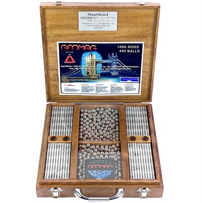 Lot 773 - Geomag "Plastwood 1450 collection" serial No. 0798 Wooden boxed set