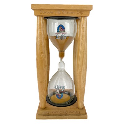 Lot 70 - A Leffe beer sand timer.