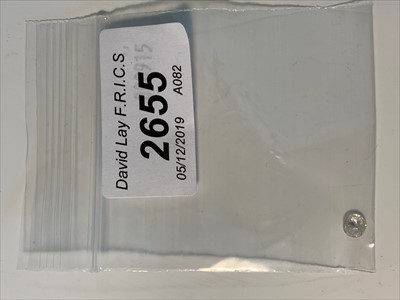 Lot 2655 - A loose diamond of approximately 0.5 carats....