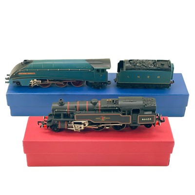 Lot 550 - Hornby Dublo 3rail boxed LNER Sir Nigel Gresley & BR 2-6-4 tank