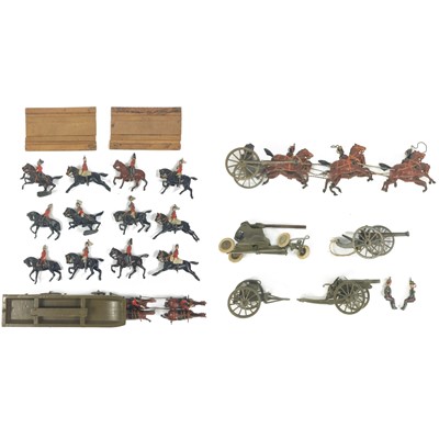 Lot 795 - Lead mounted figures - cavalry etc