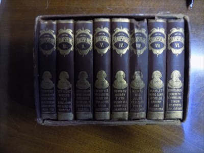 Lot 59 - WILLIAM SHAKESPEARE. set of 8 vols, in cloth...