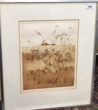 Lot 1084 - Iola SPAFFORD (b.1930) Poppies, Suffolk...