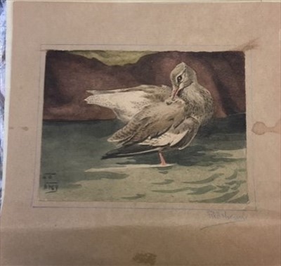 Lot 1089 - English School, early 20th century Two studies...