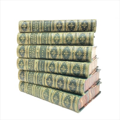 Lot 91 - JANE AUSTEN. "Works." 6 Vols complete engr...