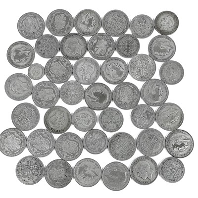 Lot 99 - British pre 1947 silver