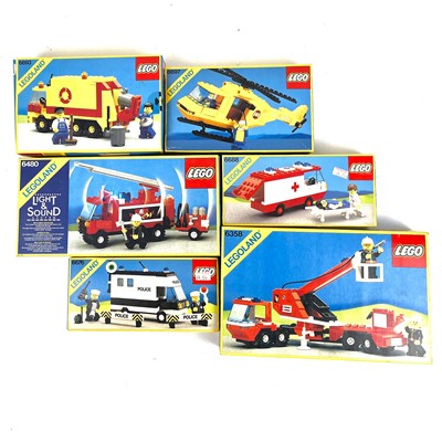 Lot 809 - Lego - Legoland x6 model vehicles