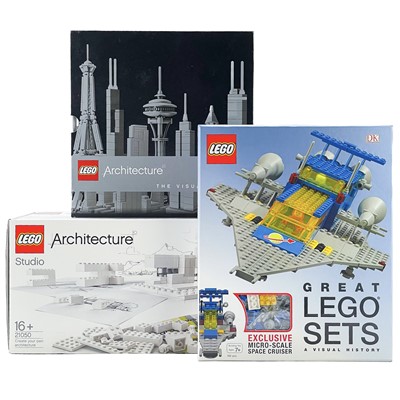 Lot 813 - Lego - Architecture - Studio and two books