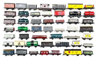 Lot 567 - Hornby, Ratio, Mainline, Airfix etc 00 gauge wagons (x49)