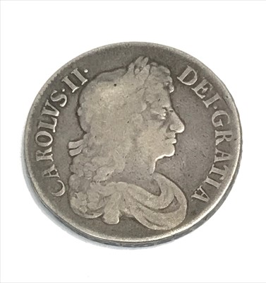Lot 560E - Crown. Charles II 1673. NVF.
