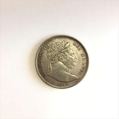Lot 560G - Half Crown. George III. Large head. 1817. GEF.