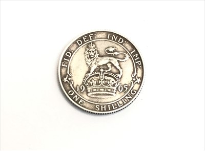 Lot 561Q - Shilling. Edward VII 1905. Very rare....