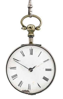 Lot 27 - A George III fusee verge pocket watch by George Graham London.