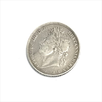 Lot 560W - Crown. George IV 1822. Secundo edging. NVF.