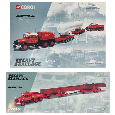 Lot 851 - Corgi Heavy Haulage x2