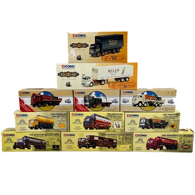 Lot 858 - Corgi Brewery / Whisky collection plus other brewery vehicles x11