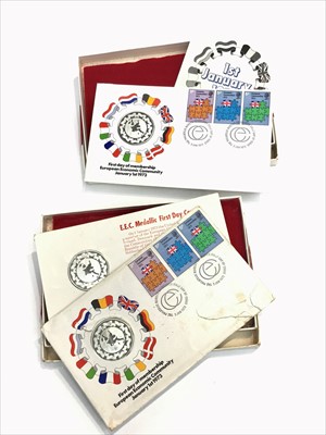 Lot 561O - Two European Community First Day Coin Covers,...